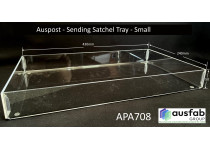 Clear Acrylic Sending Satchel Tray  (Small)